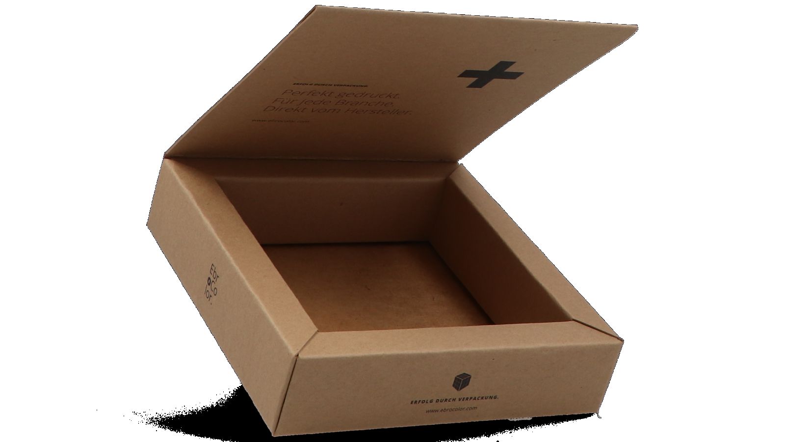 Opened Kraft Cardboard Magnet Box Nature