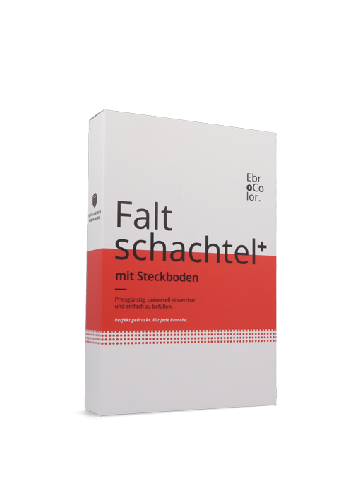 Faltschachteln mit Steckboden