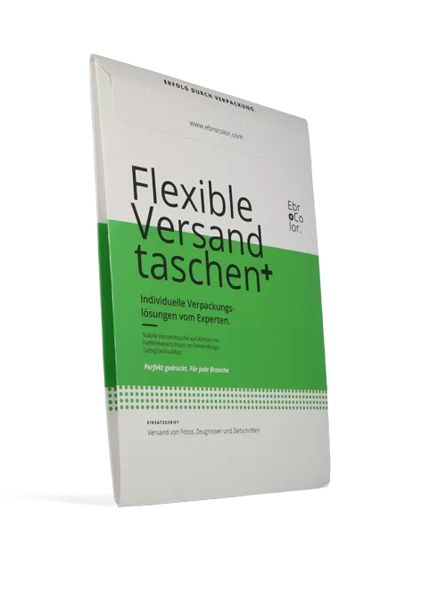 Flexible Versandtaschen mit Seitenfalte