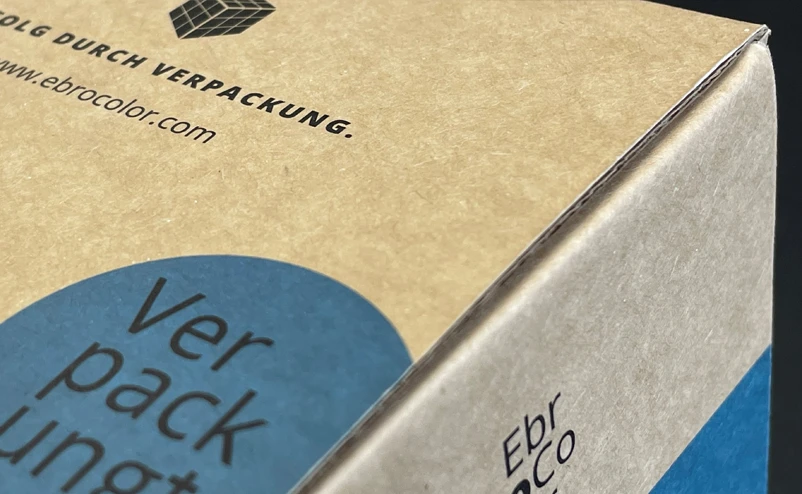 Kraftliner brown 200 g/m² laminated on brown E-flute