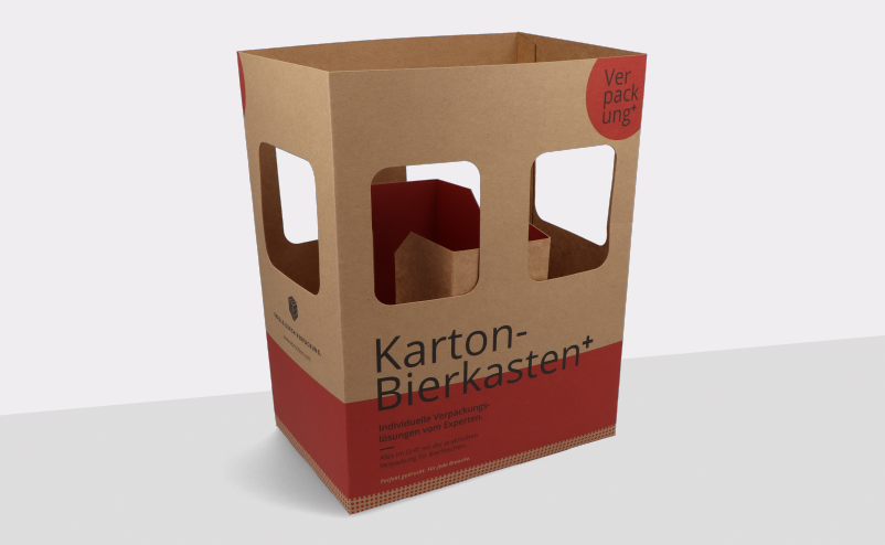 Cardboard beer crate