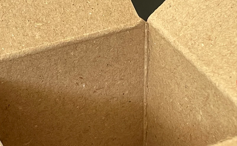 Carton recyclé marron